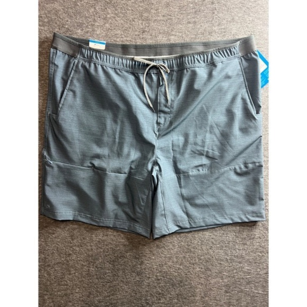 Columbia Mens Shorts Blue Twisted Creek Omni-Shade Omni-Shield Shorts XXL NWT - Picture 1 of 11